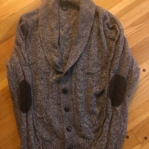 JoS A Bank wool cardigan sweater